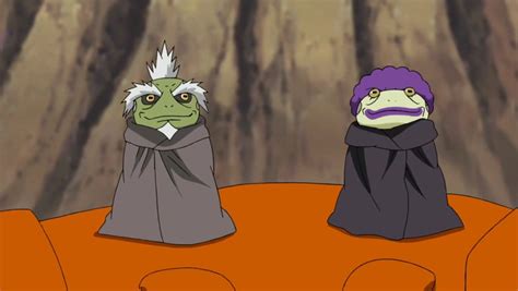 Jiraiya in Modalità Eremitica con Fukasaku e Shima
