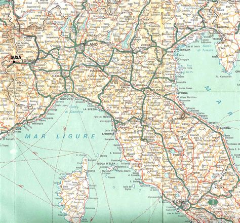 Mappa del percorso stradale per Farfa dalla A1