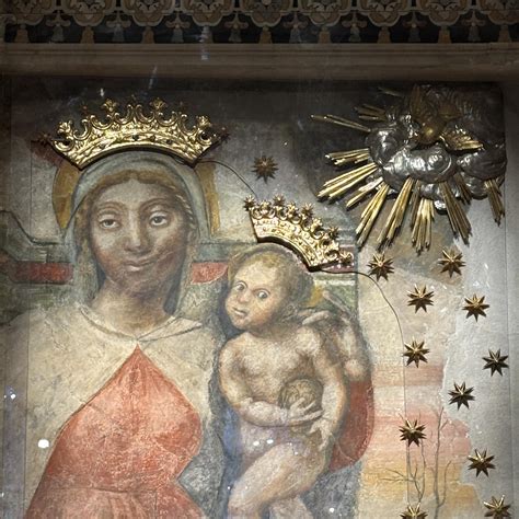 Affresco della Madonna dell'Arco con la ferita