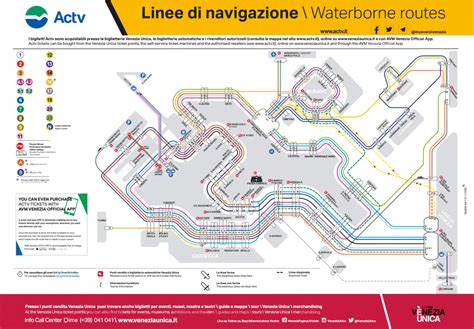 Mappa del percorso in vaporetto da Cavallino-Treporti a Venezia