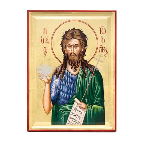Icona raffigurante San Giovanni Battista nel deserto