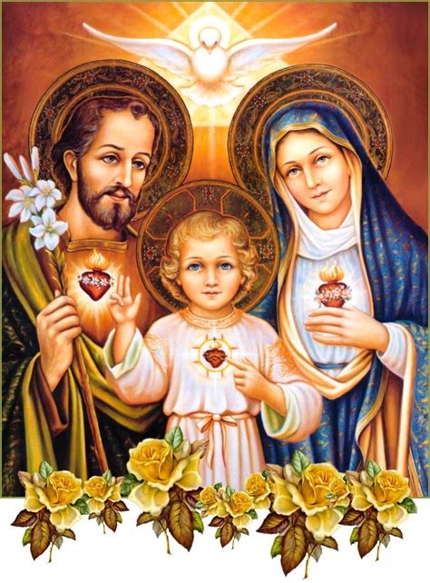 Simbolo dei Tre Cuori Uniti (Gesù, Maria, Giuseppe)