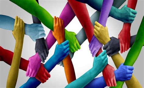 immagine stilizzata di un centro sociale che offre supporto alla comunità.