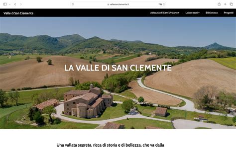 panorama della Valle di San Clemente con l'Abbazia di Sant'Urbano in lontananza