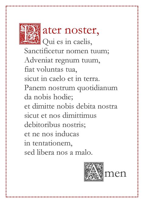 Schema dell'anagramma PATER NOSTER con Alfa e Omega
