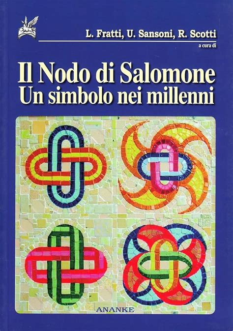 Illustrazione del Nodo di Salomone con anelli intrecciati e appiattiti a formare una croce greca