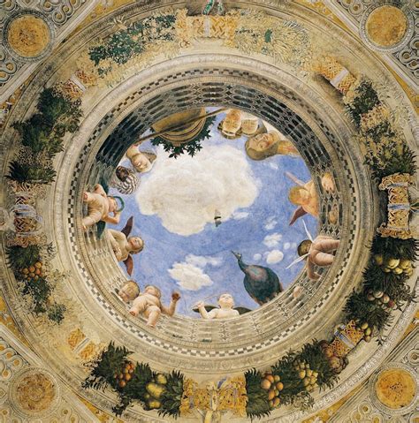 affresco dell'Assunzione di Mantegna