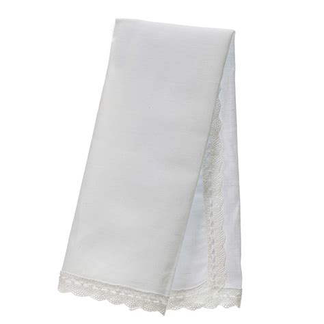 Manutergio in lino bianco