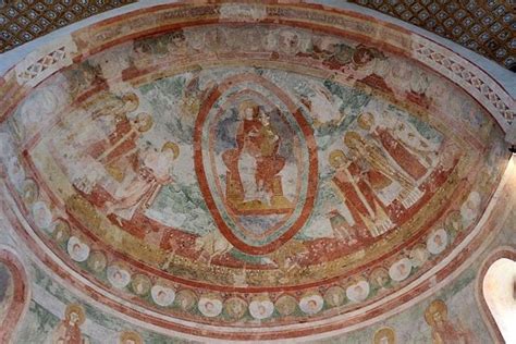 Affresco bizantino nella Cripta degli Affreschi di Aquileia
