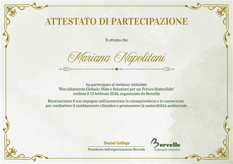 Esempio di attestato o pagellina di partecipazione al catechismo