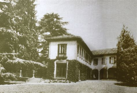Fotografia storica della famiglia Maggi o immagine d'epoca della tenuta di famiglia