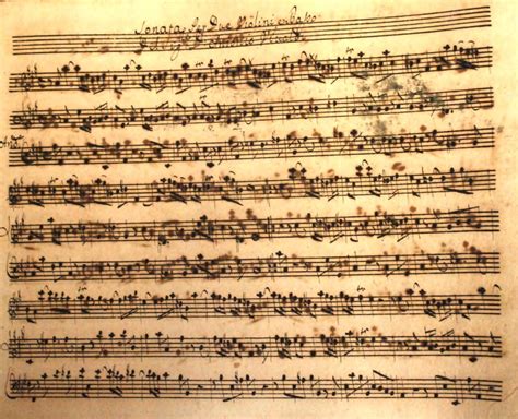 Partitura antica di Corelli
