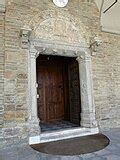 Portale maggiore di Giovanni Antonio Pilacorte, Cattedrale di Acqui Terme