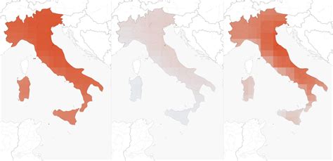 Mappa che mostra la posizione delle statue di Madre Teresa in Italia