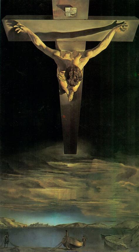 Foto storica del Cristo di San Giovanni della Croce esposto al Kelvingrove Art Gallery and Museum