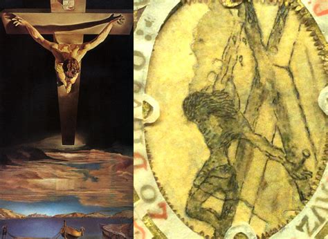 Riproduzione del disegno-reliquia del Cristo Crocifisso di San Giovanni della Croce