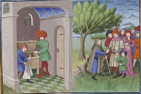 Illustrazione di due giovani che si intrufolano nella stanza di frate Cipolla