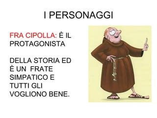 Illustrazione di frate Cipolla che mostra i carboni ai fedeli