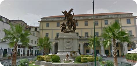 Mappa dell'area di Gricignano di Aversa con indicazione della via Campotonico e della scuola materna