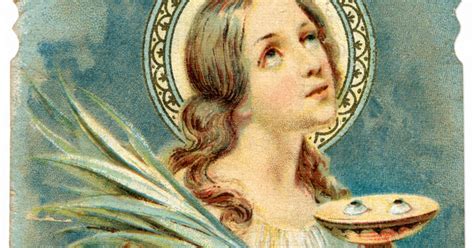 icona o rappresentazione artistica di Santa Lucia con gli occhi o una lampada