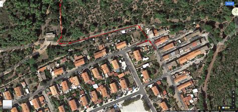 Mappa schematica della Via del Buon Pastore con indicazione del numero civico 109