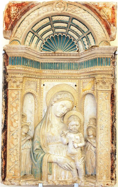 Dettaglio della Madonna col Bambino e angeli nella Pala di San Zeno