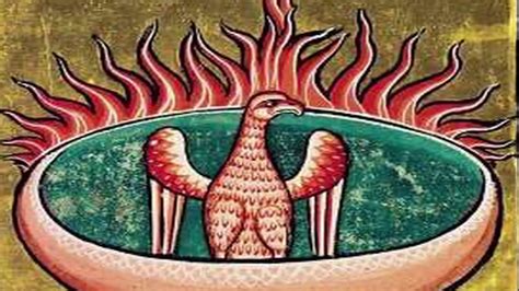 Raffigurazione della Fenice su una lapide cristiana antica