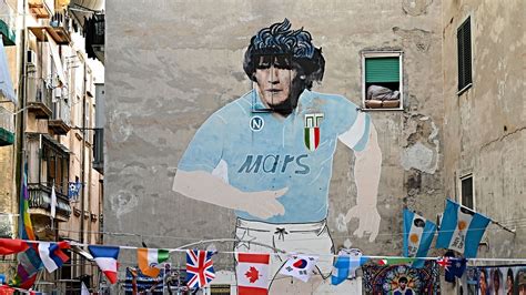 Murale di Diego Armando Maradona a Napoli