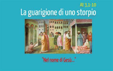 illustrazione biblica della guarigione di uno storpio da parte di Paolo