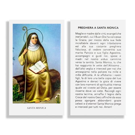 Ritratto di Santa Monica in preghiera per suo figlio Sant'Agostino