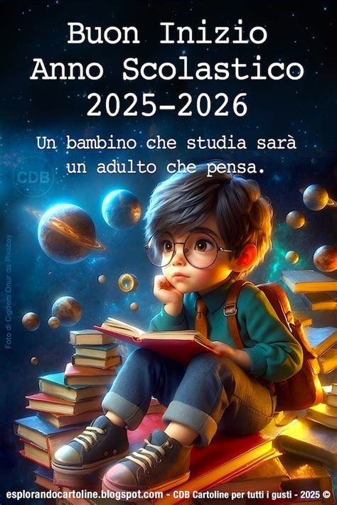 Illustrazione simbolica di un nuovo anno scolastico che inizia, con libri, zaini e un senso di apertura verso il futuro.