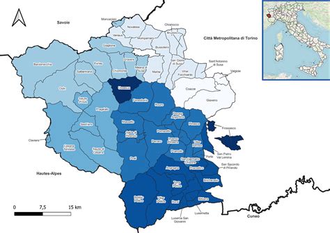 Mappa delle comunità valdesi in Italia