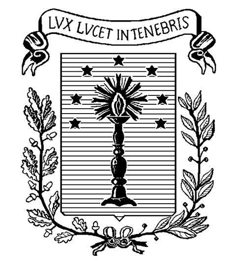 Illustrazione del Candeliere, stemma valdese