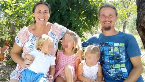 Foto d'epoca della famiglia Martin con i figli