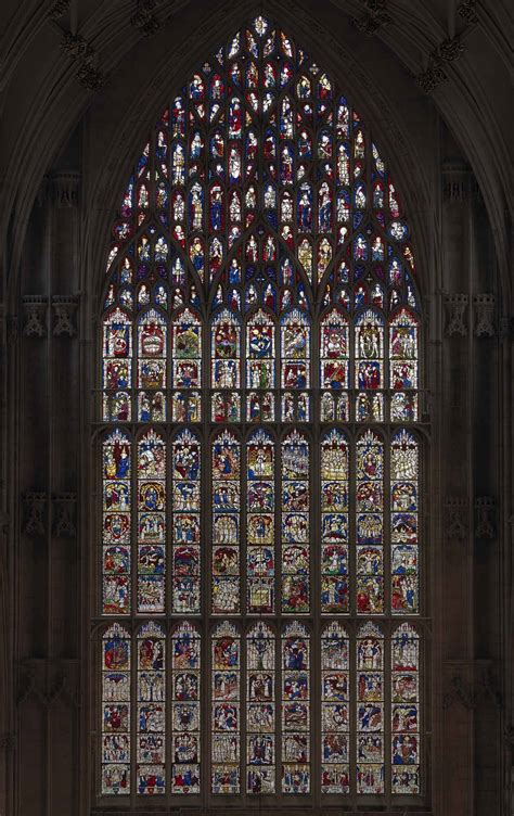 Dettaglio della Great East Window nella Cattedrale di York