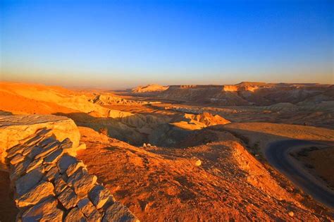 panorama del deserto del Negev
