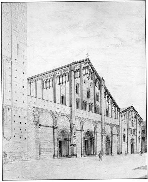 Pianta ipotetica del progetto bramantesco del Duomo di Pavia