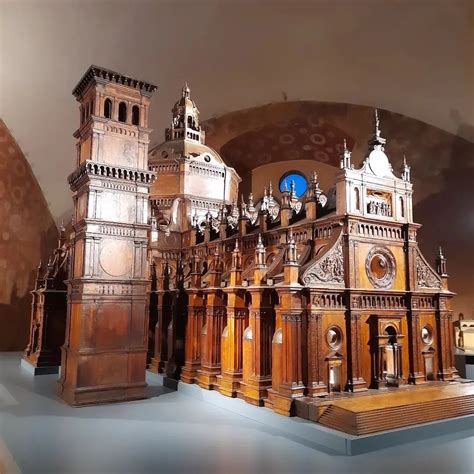 Modello ligneo del Duomo di Pavia conservato nei Musei Civici