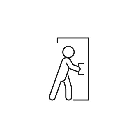 Illustrazione di una persona che chiude la porta di una stanza, simboleggiando la concentrazione interiore nella preghiera