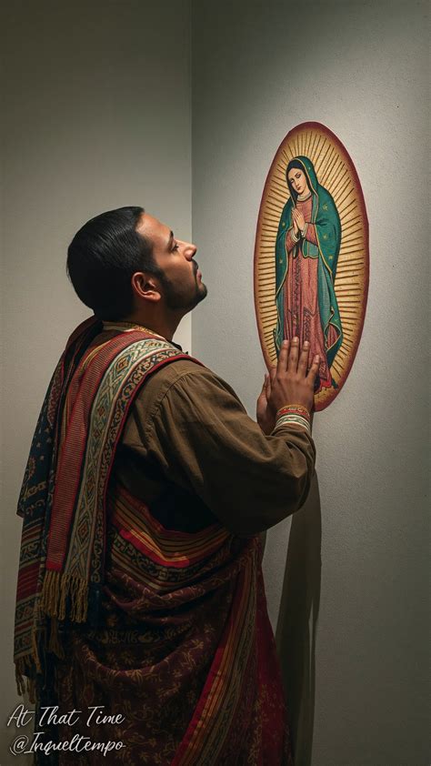 rappresentazione delle apparizioni della Madonna di Guadalupe a Juan Diego
