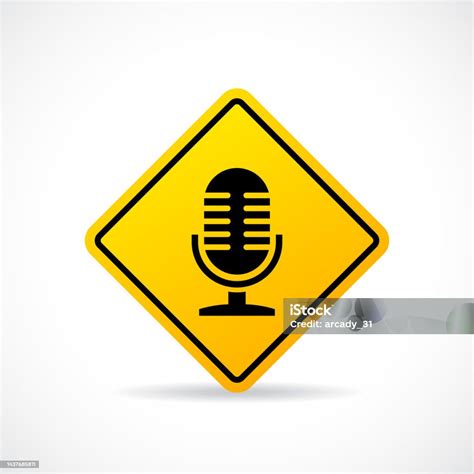 Microfono o registratore simbolo di prova audio