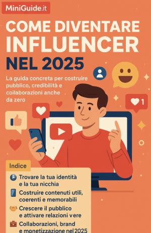 Infografica: i passaggi per diventare influencer secondo un social media manager
