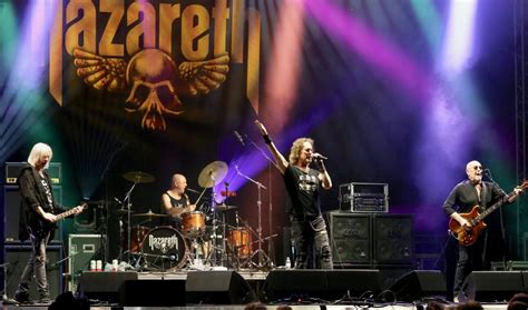 Foto della band Nazareth nei primi anni, in studio o dal vivo