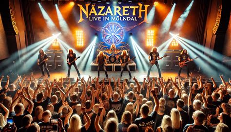 Foto live recente della band Nazareth
