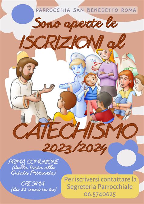 Illustrazione di un libretto catechistico con giochi e disegni