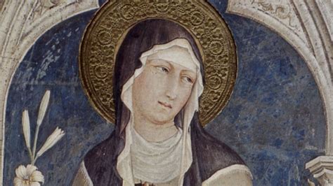 Ritratto di Santa Chiara d'Assisi con saio e velo