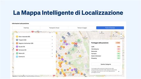 Mappa dinamica per la localizzazione delle caserme e dei presidi dei Carabinieri