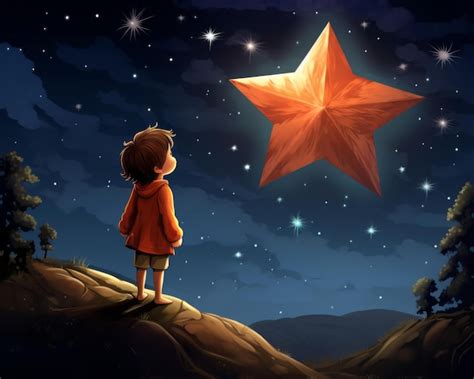 Illustrazione di un bambino che guarda verso il cielo, simbolo di speranza e vita eterna