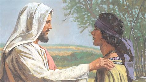 Illustrazione del giovane ricco che si allontana triste da Gesù