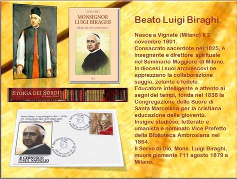Foto storica di Mons. Luigi Biraghi e Suor Marina Videmari